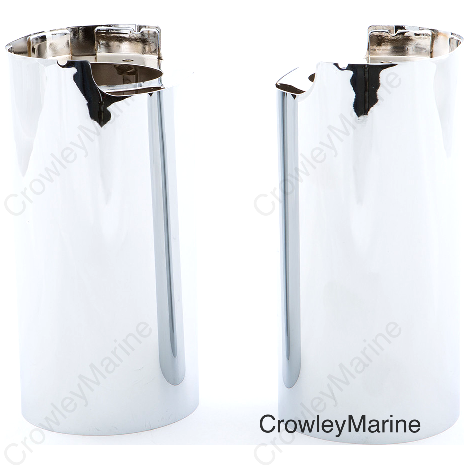UPPER FORK TUBE COVERS CHROME TOURING 14-UP