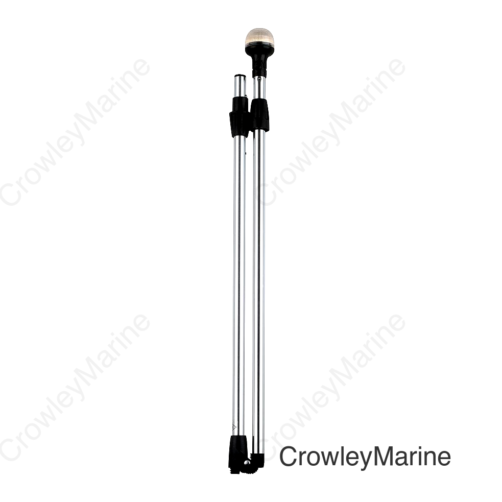 Attwood All-Round Light With Folding Pole 54"