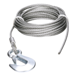 Seachoice Steel Winch Cable w/ Safety Hook, 3/16 In. X 25 Ft., 4,000-Lb. Tensile Strength thumbnail-0
