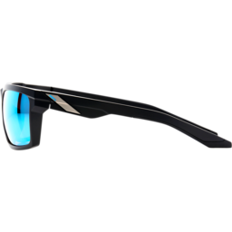 Daze Sunglasses - Matte Black - Blue Mirror thumbnail-1