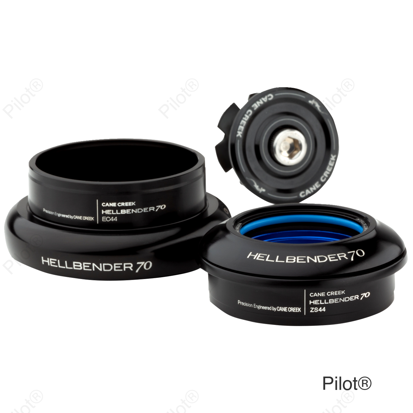 Hellbender 70 Headset - Complete - ZS44/28.6/H8 - ZS56/40 - Black