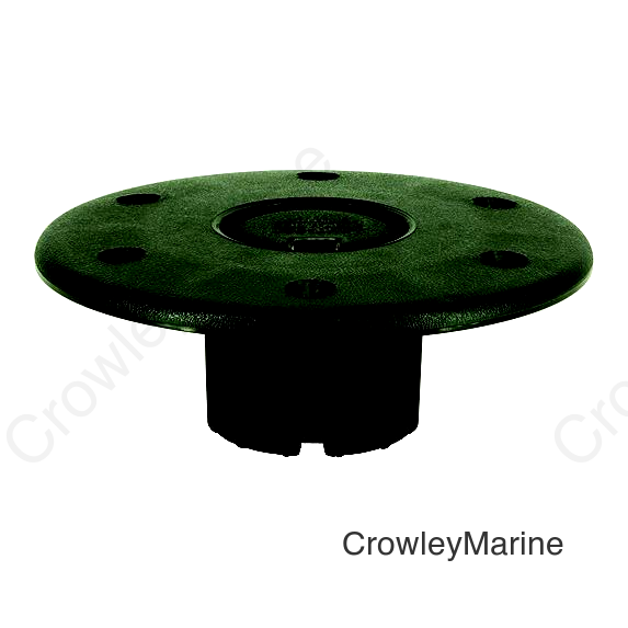 Springfield Uni-Lock 2-3/8" Table Base, Black Plastic