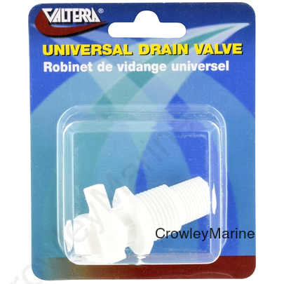 UNIVERSAL DRAIN VALVE, THREADED, PKGD (RV0000572)