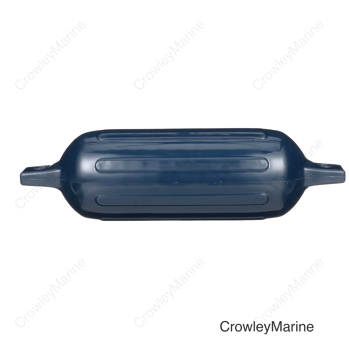 Seachoice Twin Eye Ribbed Boat Fender, Blue, 5/8 In. Eye, Ideal For 15-20 Ft. Boats