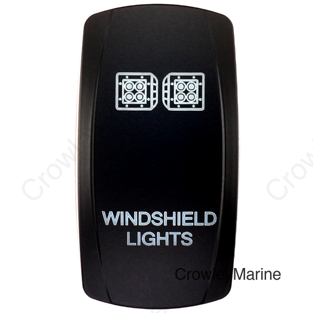 DASH SWITCH ROCKER FACE WINDSHIELD LIGHT