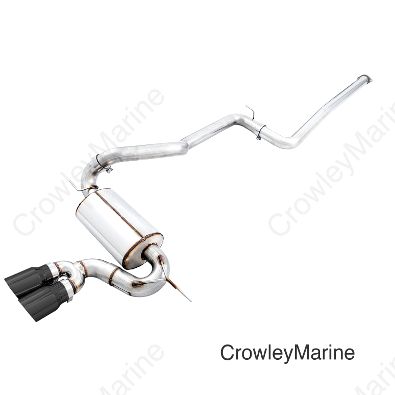 AWE Tuning Ford Focus ST Touring Edition Cat-back Exhaust - Non-Resonated - Diamond Black Tips
