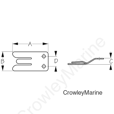 Stainless Steel MICROPHONE CLIP (329990-1)