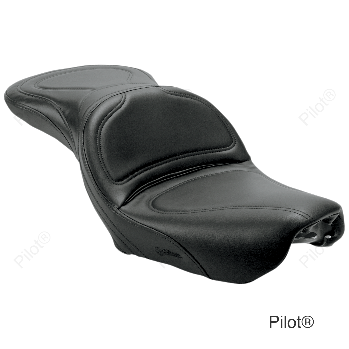 Seat - Explorer™ - Without Backrest - Stitched - Black - FXDWG '04-'05