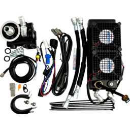 Oil Cooler Kit - Naked Black - Indian thumbnail-0