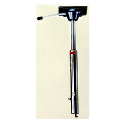 Springfield Spring-Lock Power-Rise 25-1/2" to 32-1/4" Adjustable Stand-Up Stainless Steel Pedestal thumbnail-1