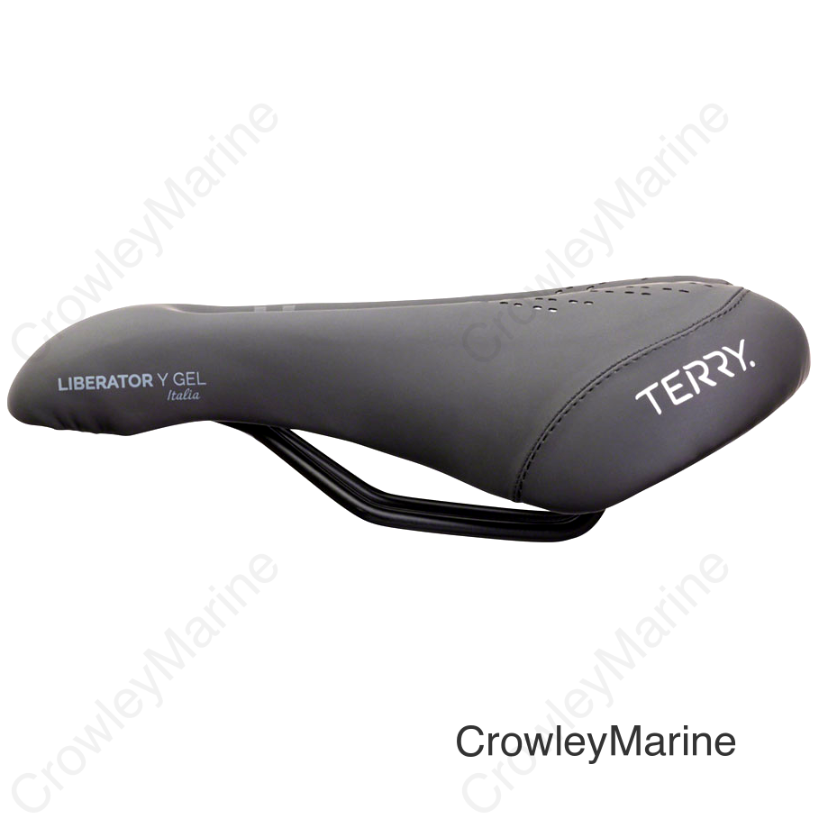 Terry Liberator Y Gel Saddle - Steel Black Men's Italia