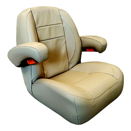 Springfield 104218001 Pontoon Helm Fixed Chair, Cream