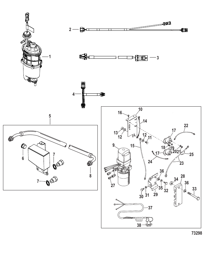 Serial Range Outboard 200R APX (4-STROKE)(3.4L)(V6) - 1E054353 & Up - Accessories