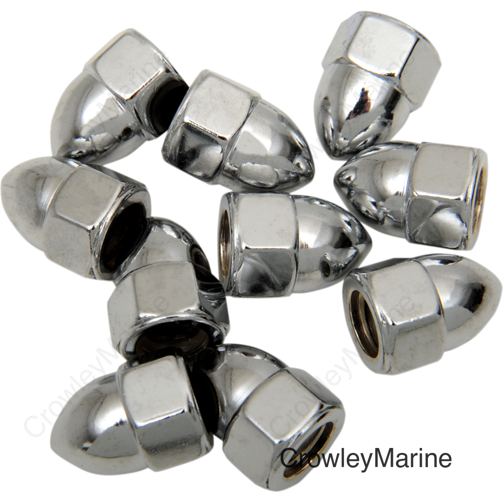 5/16-24 ACORN NUT CHROME