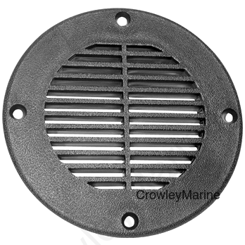 4" Floor Drain, Black