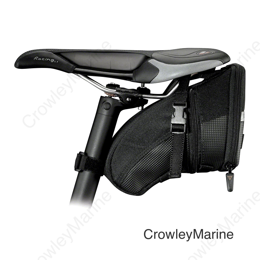 Topeak Aero Wedge Seat Bag - Strap-on Large Black