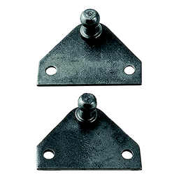 Attwood Flat Gas Spring Mounting Bracket Ball Pem Forward 2 Holes Stainless Steel thumbnail-0