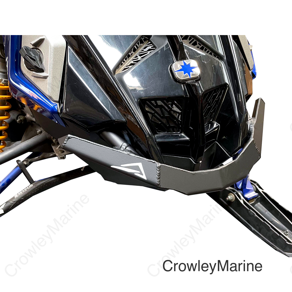 FRONT BUMPER FLAT BLACK POL