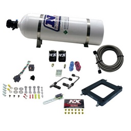 Nitrous Express Dominator Gemini Stage 6 Nitrous Kit (50-300HP) w/15lb Bottle thumbnail-2