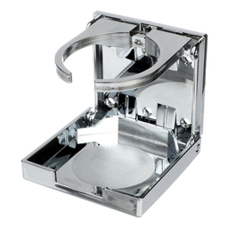 Seachoice Folding and Adjustable Drink Holder, Chrome Plated thumbnail-6