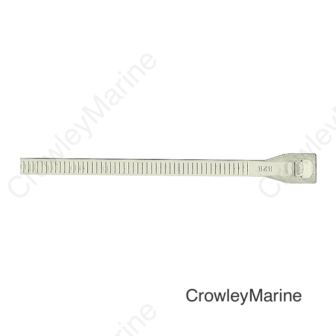 8" Nylon Standard Cable Tie, 25 Pcs. Natural