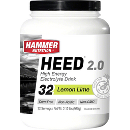 Hammer Nutrition HEED 2.0 High Energy Electrolyte Drink - Lemon Lime 32 Serving Canister
