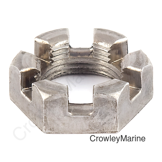 AP Products 014122081 6 Slot Spindle Nut, 1"-14 UNS