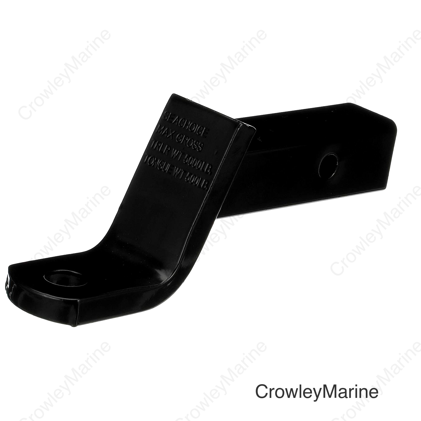 Seachoice Hitch Ball Mount, 2 in. Shank, 5,000-Lb. Capacity, Black Finish