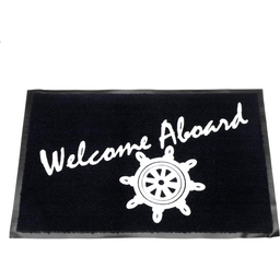 Seachoice Welcome Aboard Mat, Navy Blue, 18 In. X 27 In., Boat thumbnail-2