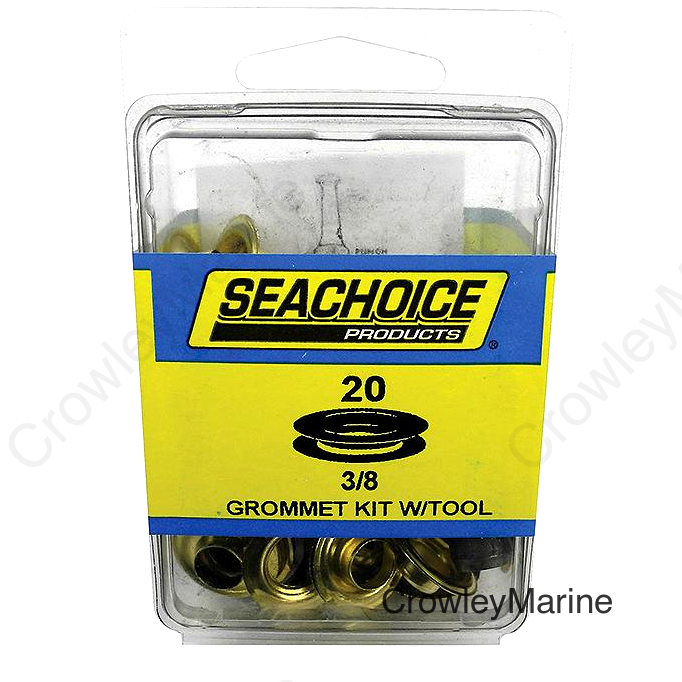 Seachoice 59998 Grommet Kit With Tool
20 Sets - 3/8" Grommets