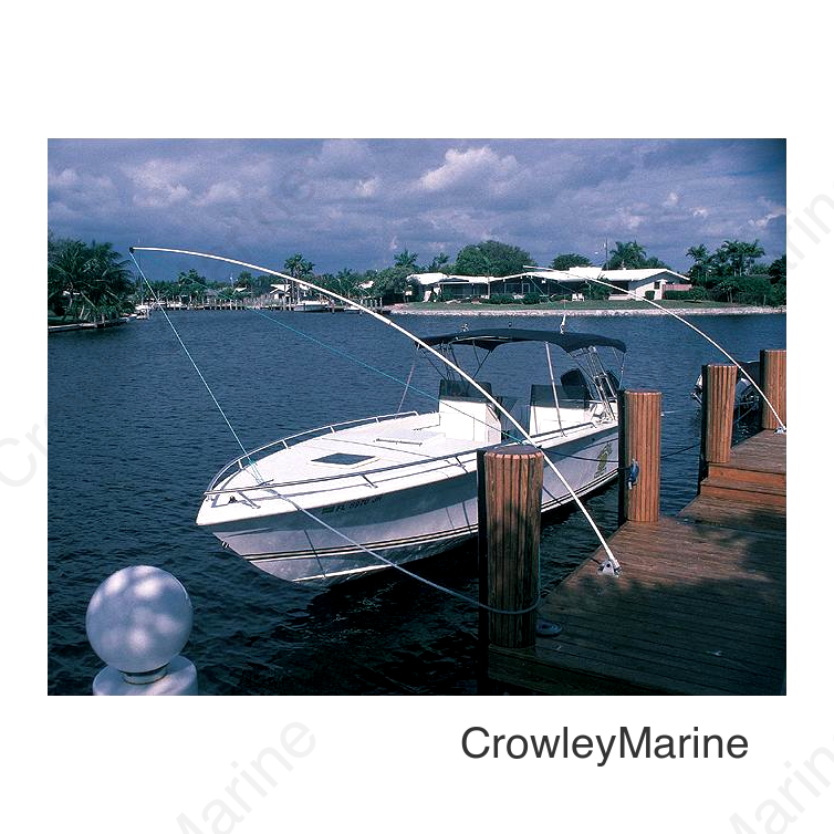 Taylor Standard Mooring Whips With Fixed 60° Angle Base (Sold in Pairs) For Boats Up to 29'-33'