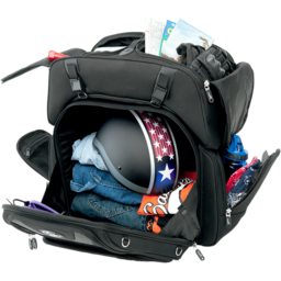 FTB3600 Sport Sissy Bar and Combo Bag - Black thumbnail-4