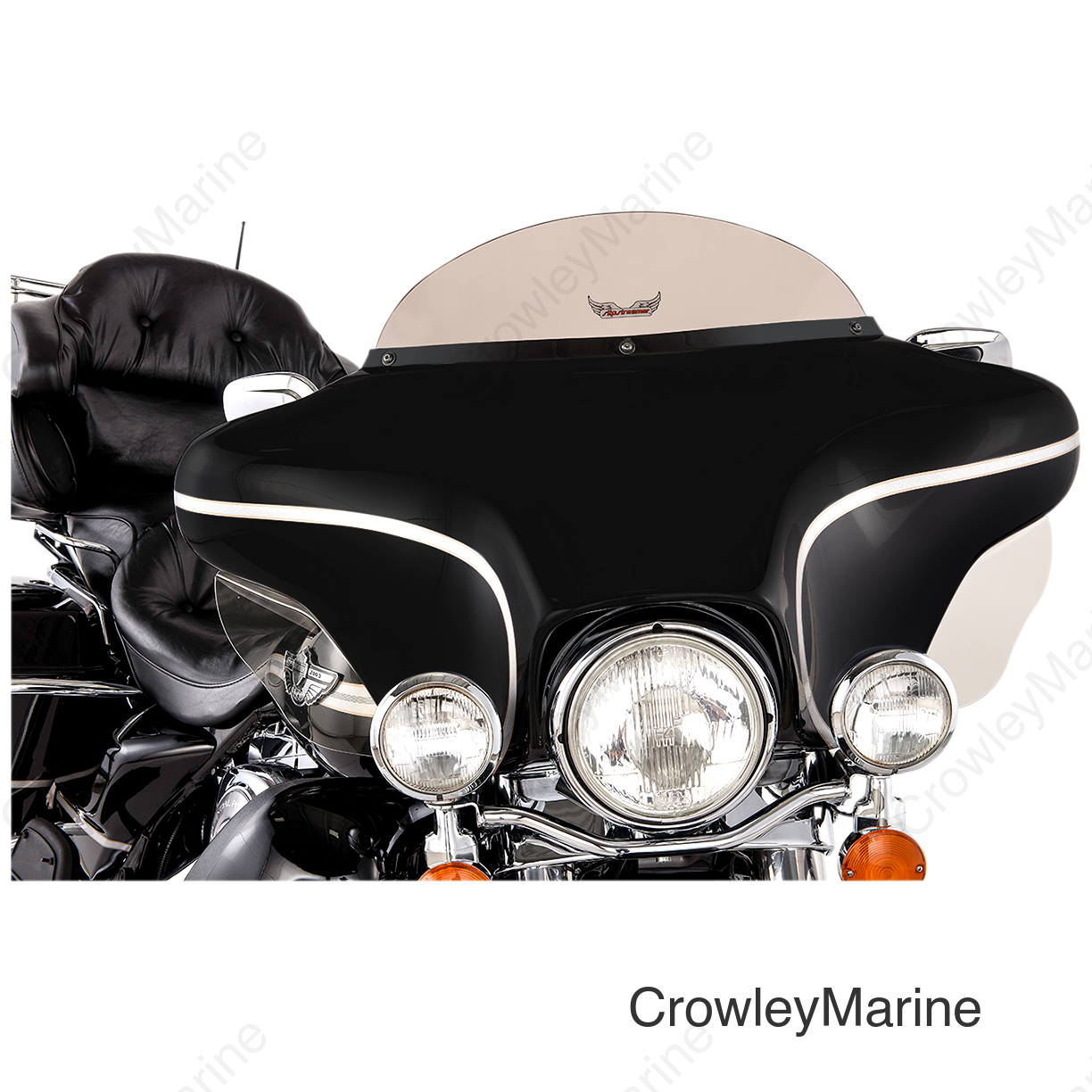 WINDSHIELD SMOKE 6" FLHT 96-13 REPLACEMENT