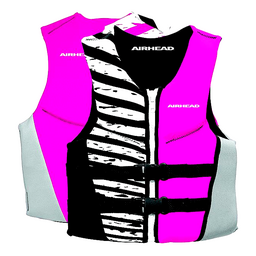 Airhead 1007703BHP Wicked Neolite Kwik-Dry Women's Vest, Pink/Black/White, Youth Size