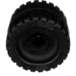 Seachoice Molded Ribbed Wobble Roller, Black, Boat Trailer, 3 In. X 7/8 In. thumbnail-1