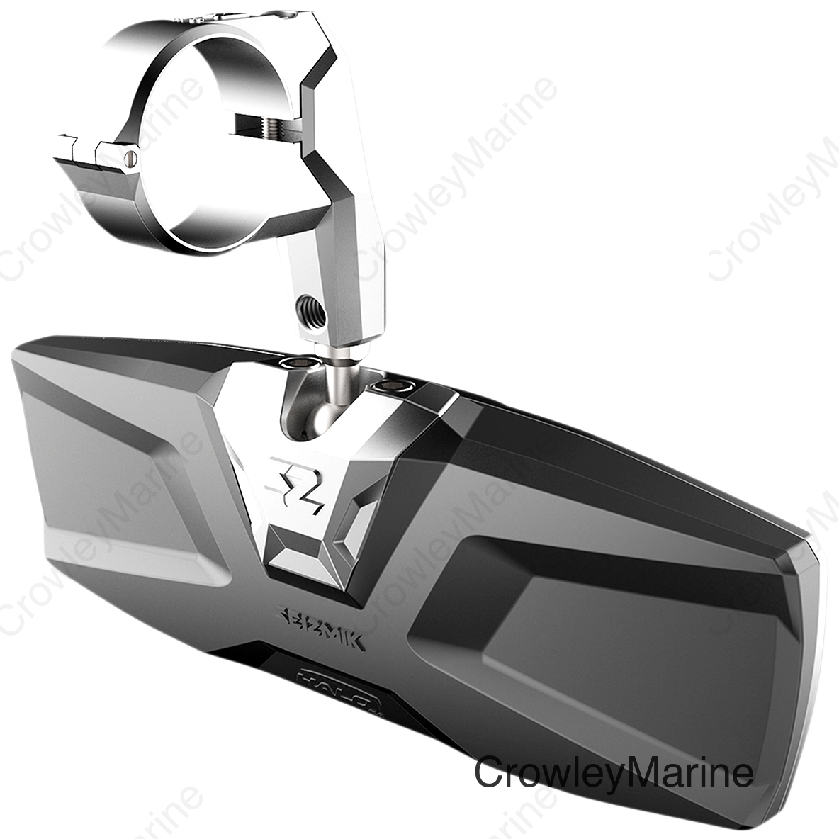 Mirror - Halo R - Rear View - Rectangle - Silver - 1-3/4"