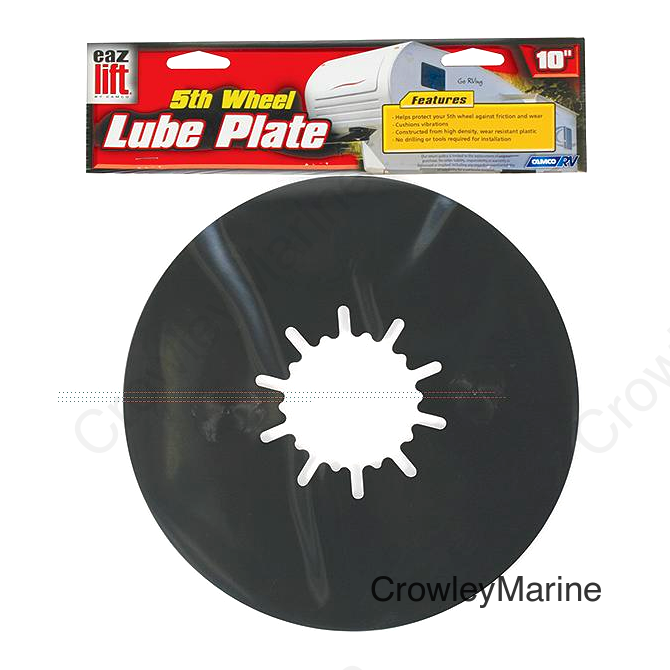 Camco 44664 5th Wheel Lube Plate, 10"