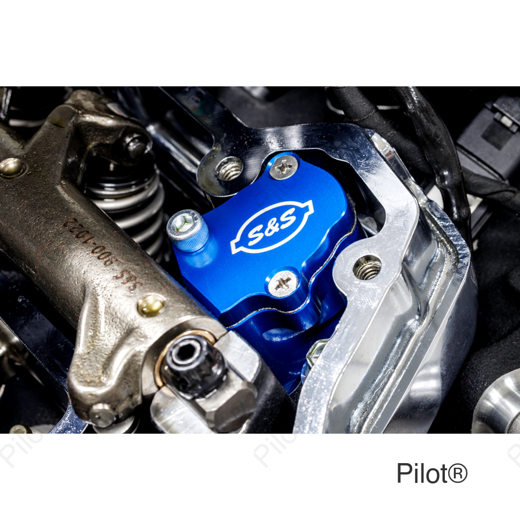Breather Head Kit - Billet Anodized Blue - M8