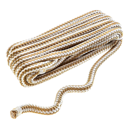 Seachoice Double-Braid Bumper Fender Line, 3/8 in. X 6 Ft., Gold/White thumbnail-0