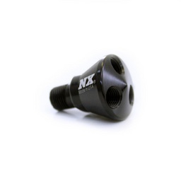 Nitrous Express 3 Port Showerhead Distribution Block - Black thumbnail-0