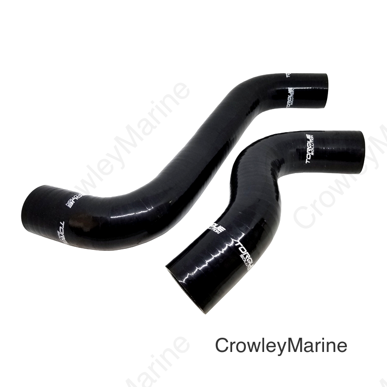 Torque Solution 2015+ Subaru WRX / 2014+ Forester XT Silicone Radiator Hose Kit - Black