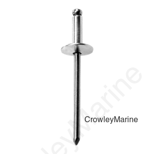 Pop Rivet 3/16"x.565" Aluminum .251-.375 Grip, Large Flange (388800)