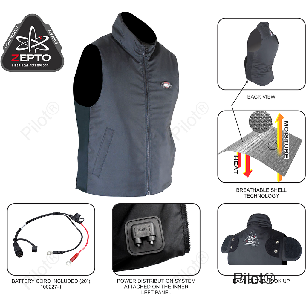 Gen X-4 Heated Vest Liner - Black - Large