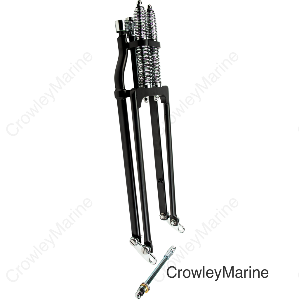 SPRINGER FORK TAPERED LEG STD BLACK