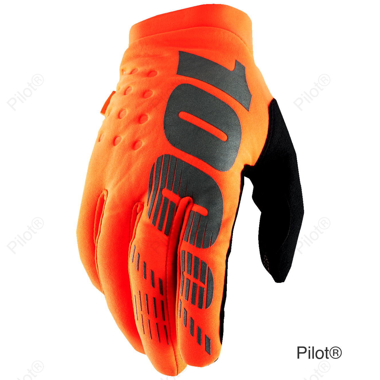 Brisker Gloves - Fluo Orange/Black - Small