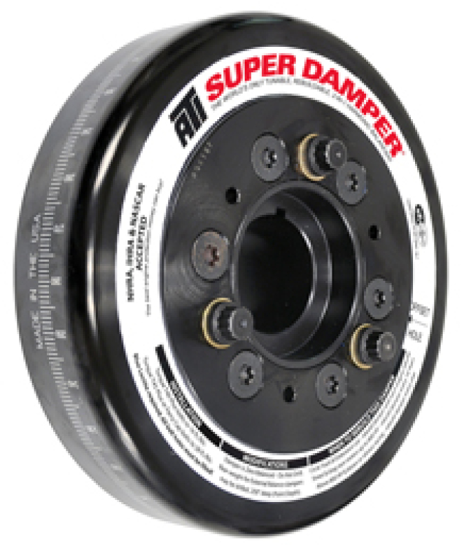 ATI Damper - 6.325in - Steel - AMC 304-401 - V8 - Ext Bal - 240 Deg OEM Weight - 3 Ring