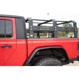 Fishbone Offroad 20+ Jeep Gladiator Bed Rack Full Tackle Rack - Black Powdercoat thumbnail-4