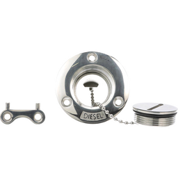 Seachoice Corrosion-Resistant Cast 316 Stainless Steel Deck Fill, Diesel Fill w/ Cap thumbnail-2