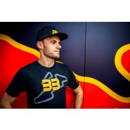 BB33 Track T-Shirt - Black - Large thumbnail-1