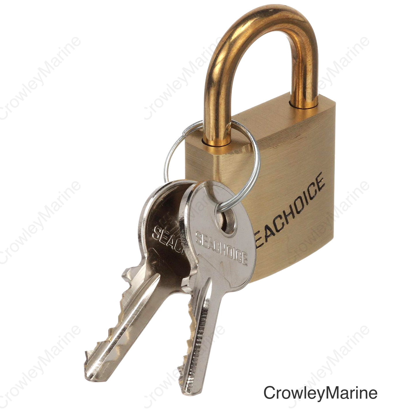 Seachoice Solid Brass Padlock, 1.25 in., Includes 2 Keys